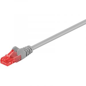 Goobay Câble patch CAT 6, U/UTP, gris 0,5 m