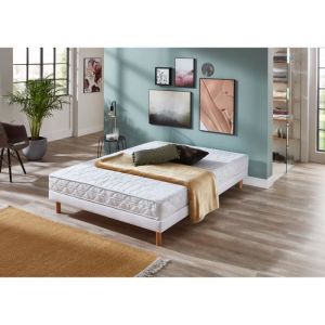 Image de DORMIPUR Ensemble matelas + sommier 140 x 190 cm - Mémoire de forme - MEMORYTECH