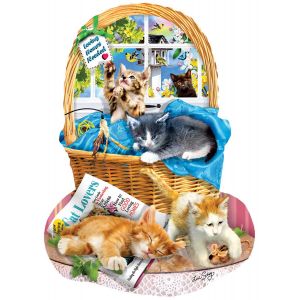 Image de Sunsout Puzzle forme 1000 piÃ¨ces : Chatons gratuits