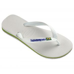 Image de Havaianas Tongs Brasil Logo White Unisex