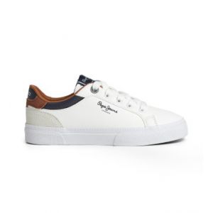 Pepe Jeans Kenton Court Leather Sneakers white