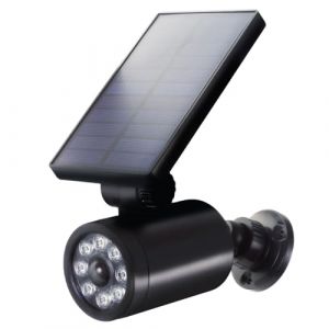 Maclean Caméra factice solaire SOL1801S clignotant LED détecteur de mouvement