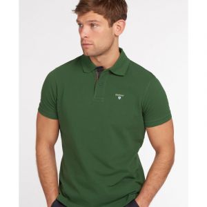 Barbour Tartan Pique Polo - Polo homme Racing Green L