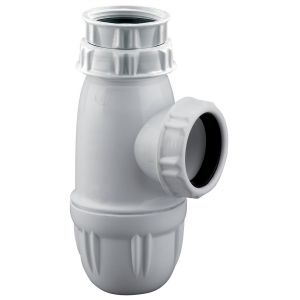 Rousseau Siphon de lavabo r&eacute;glable 151 &agrave; 207 mm NF