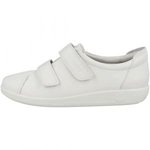Ecco Femme Soft 2.0 Quick Fastener, Blanc &eacute;clatant, 42 EU
