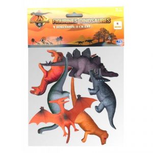 Fx-Toys Sachet de 6 figurines dinosaures