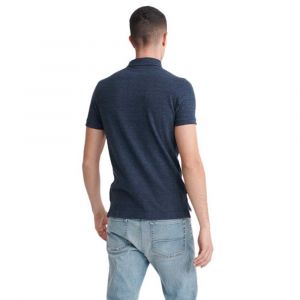 Superdry Classic Pique S/s Polo, Bleu (Montana Blue Grit Uj1), 2XL Homme