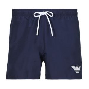 Emporio Armani Logo Short De Bain, Bleu