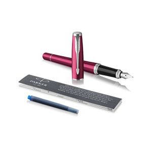 Image de Parker 1931607 Urban stylo plume, magenta vibrant, plume moyenne et encre bleue