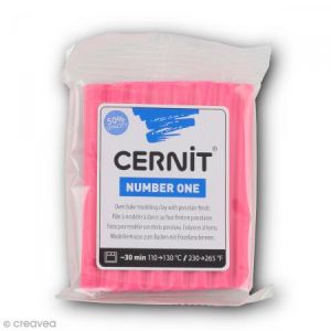 Image de Cernit Pâte polymère Number One 56g Framboise