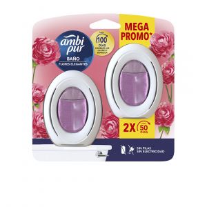 Ambi Pur Désodorisant Salle DE Bain fleurs élégantes Méga Offre 90 jours