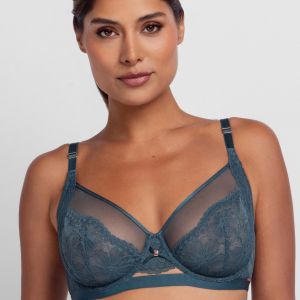 Soutien-Gorge &agrave; armature non rembourr&eacute; vert