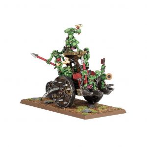 Games Workshop Figurine Warhammer ToW - Orc & Gobelin : Chariot à Pompe Snotlings