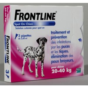 Frontline Spot On Chien 20-40 kg - Soin antiparasitaire