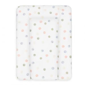 Bonky Matelas &agrave; langer epais lavable, Bebe souple - Points color&eacute;s, 50x70 cm - Certifi&eacute; &Ouml;ko-Tex, Imperm&eacute;able