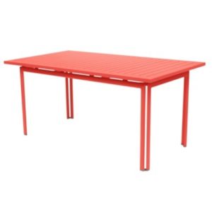 Image de Fermob Table rectangulaire Costa / 160 x 80 cm capucine en métal