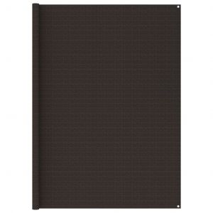 VidaXL Tapis de tente 250x250 cm Marron