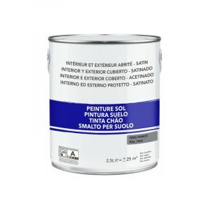 Peinture Sol Extérieur / Intérieur Gris Foncé Satiné 2.5 L