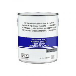 Peinture Sol Extérieur / Intérieur Gris Foncé Satiné 2.5 L