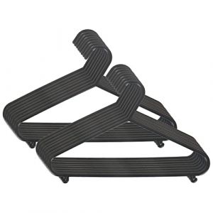 Bieco Cintres Enfants 16 pcs. Noir | Longueur environ 30 cm | Cintre Bébé | Cintre Bebe Fille | Ceintres pour Enfant Lot Cintre Enfant Fille Lot Cintres Bebe Fille Ceintre Bebe Garcon Cintres Enfant