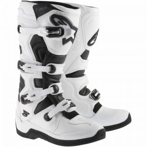 Alpinestars Bottes cross Tech 5 Blanc/Noir - US-5
