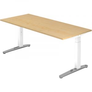 Certeo Bureau Hammerbacher | Hauteur réglable manuellement | LxP 180x80 cm