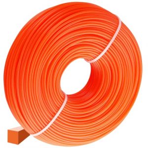 GARDENIX Fil de Coupe carré en Nylon pour débroussailleuse 3 mm x 15 m
