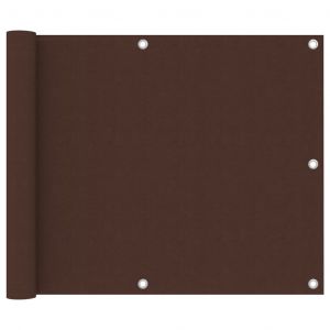 VidaXL Écran de balcon Marron 75x300 cm Tissu Oxford