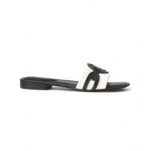 Image de Ralph Lauren Lauren Mule 'ALEGRA' noir / blanc - Couleur Noir / Blanc - Taille 37