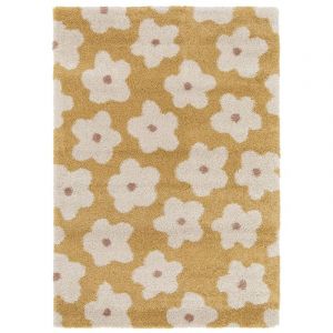 Bobochic Tapis poils courts SUZY motif fleur