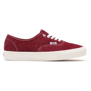 Vans Chaussures En Daim Authentic ((pig Suede) Pomegranate/snow White) Femme Rouge, Taille 40