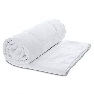 Couette 200x220 Couette d'été Couettes - blanc en microfibre