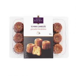 Monoprix gourmet Mini canel&eacute;s de Bordeaux - La bo&icirc;te de 12 mignardises, 180g