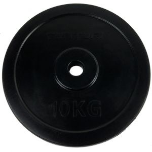 Tunturi Plaque De Poids En Caoutchouc 10kg 10kg Black