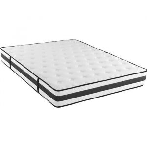 Sans Marque - pocket - Matelas - 160 x 200 cm - Epaisseur 24 cm - Ressorts ensachés réversible