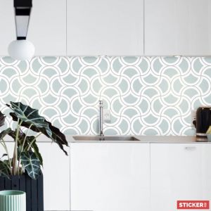 Stickerdecofr - Crédence Adhésive Écailles De Poisson 100 x 60 cm