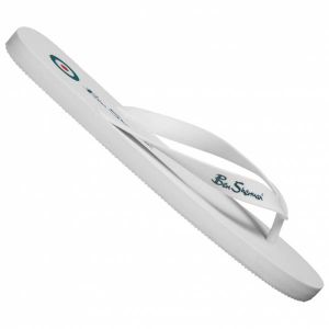 Ben Sherman Falmouth Hommes Tongs BEN3164-BLANC