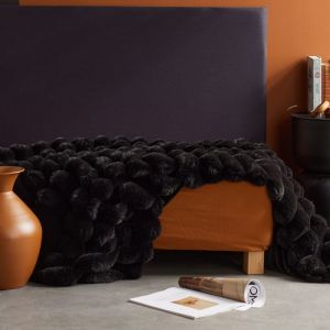 Today Plaid côtelé uni 130x180cm