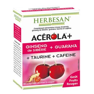 Herbesan Ac&eacute;rola Boost - 30 comprim&eacute;s