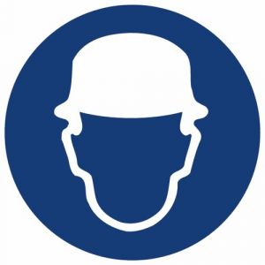 Image de Novap Disque d'obligation bleu - diamètre 300 mm - Casque