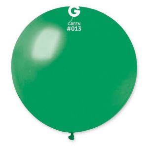Ballon géant rond bio 80cm vert foncé - gemar 329803