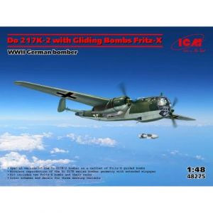 ICM Maquette avion : Do 217K-2 with Gliding bombs Fritz-X - 1/48