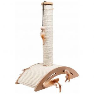 Flamingo Griffoir pour chats Ella Beige 52 cm 560147