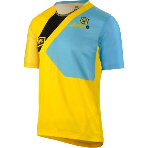 Image de 100% Airmatic Honor Enduro/Trail Maillot manches courtes jaune/bleu