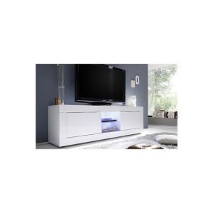 Azura home design Meuble tv basic, 181 cm, blanc - Blanc