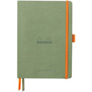 Rhodia Carnet d'organisation Goalbook - A5 - Céladon - 240 pages pointillées