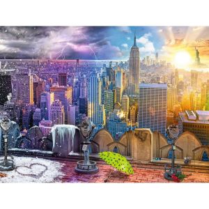 Ravensburger Puzzle 1500 pi&egrave;ces - Les saisons &agrave; New York