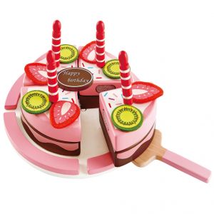 Hape E3140 - Gâteau d'anniversaire double goût