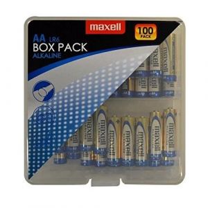 Image de Maxell LOT DE 100 PILES ALCALINES LR6 AA