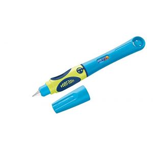 Pelikan Griffix 820370 Stylo plume pour gaucher avec capuchon rotatif Neon FreshBlue